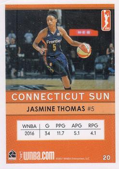 2017 Rittenhouse WNBA #20 Jasmine Thomas Back