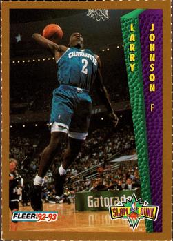 1992-93 Fleer Slam Dunk #NNO Larry Johnson Front