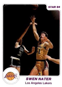 1984-85 Star Arena Los Angeles Lakers #5 Swen Nater Front