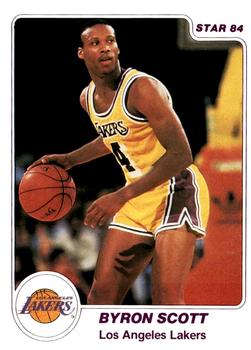 1984-85 Star Arena Los Angeles Lakers #7 Byron Scott Front