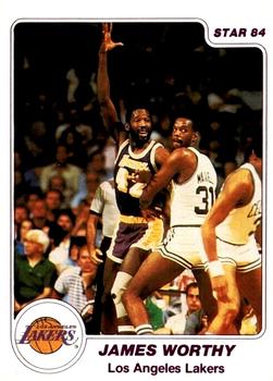 1984-85 Star Arena Los Angeles Lakers #8 James Worthy Front
