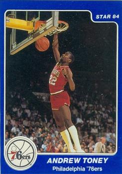 1984-85 Star Arena Philadelphia 76ers #9 Andrew Toney Front