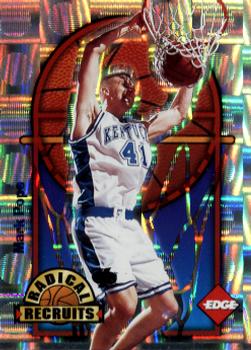 1996 Collector's Edge Rookie Rage - Radical Recruits Holofoil Factory Set #17 Mark Pope Front