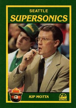 1990-91 Seattle SuperSonics Smokey #NNO Kip Motta Front