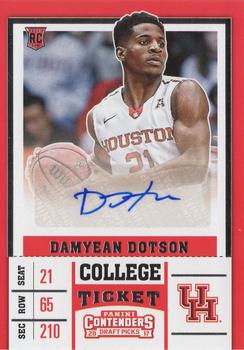 2017 Panini Contenders Draft Picks - College Ticket #118 Damyean Dotson Front