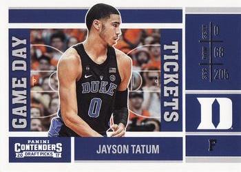 2017 Panini Contenders Draft Picks - Game Day Tickets #5 Jayson Tatum Front