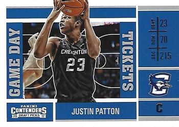 2017 Panini Contenders Draft Picks - Game Day Tickets #14 Justin Patton Front