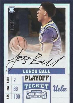 2017 Panini Contenders Draft Picks - RPS College Playoff Ticket #51 Lonzo Ball Front