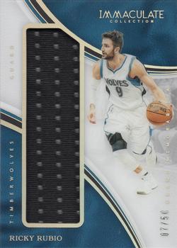 2016-17 Panini Immaculate Collection - Grand Memorabilia #GM-RKR Ricky Rubio Front
