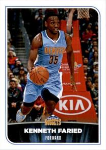 2017-18 Panini Stickers #208 Kenneth Faried Front