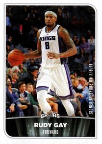 2017-18 Panini Stickers #352 Rudy Gay Front