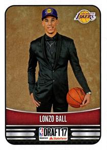 2017-18 Panini Stickers #435 Lonzo Ball Front
