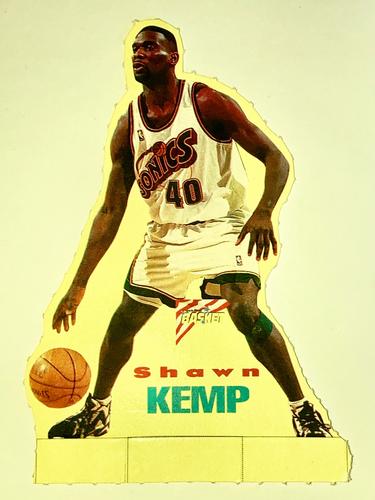 1996 French Sports Action Basket Punch Outs #NNO Shawn Kemp Front