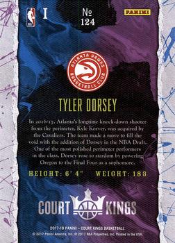 2017-18 Panini Court Kings #124 Tyler Dorsey Back