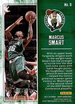 2017-18 Hoops - Action Shots #5 Marcus Smart Back
