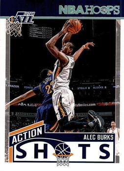 2017-18 Hoops - Action Shots #8 Alec Burks Front
