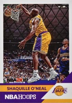 2017-18 Hoops - Shaquille O'Neal NBA2K18 #18 Shaquille O'Neal Front