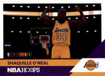 2017-18 Hoops - Shaquille O'Neal NBA2K18 #21 Shaquille O'Neal Front
