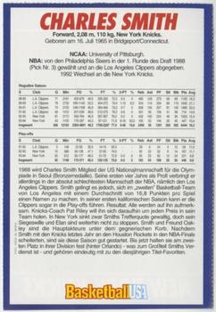 1994-95 Basketball USA Magazine (German) #NNO Charles Smith Back