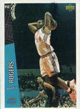 1997 Upper Deck Ole NBA Stickers (Argentina) #112 Rodney Rogers Front
