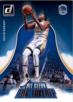 2017-18 Donruss - All Clear for Takeoff #9 Kevin Durant Front