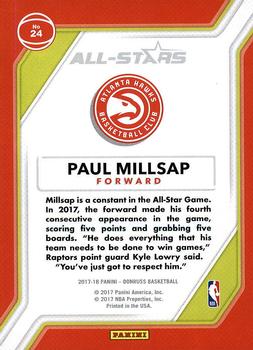 2017-18 Donruss - All-Stars #24 Paul Millsap Back