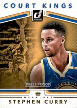 2017-18 Donruss - Court Kings Press Proof #35 Stephen Curry Front