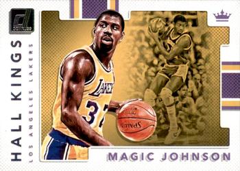 2017-18 Donruss - Hall Kings #7 Magic Johnson Front