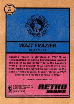 2017-18 Donruss - Retro Series #25 Walt Frazier Back
