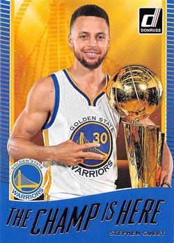2017-18 Donruss - The Champ is Here #5 Stephen Curry Front