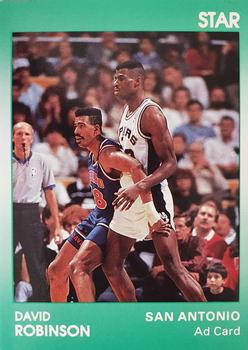1990-92 Star NBA Ad Cards #NNO David Robinson Front