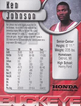 1999-00 Ohio State Buckeyes #NNO Ken Johnson Back