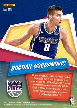 2017-18 Panini Revolution #110 Bogdan Bogdanovic Back