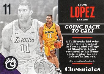 2017-18 Panini Chronicles #62 Brook Lopez Front