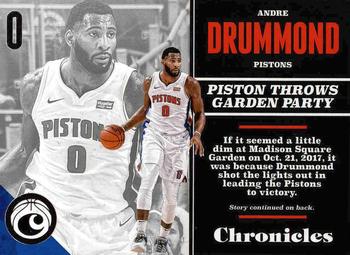 2017-18 Panini Chronicles #98 Andre Drummond Front