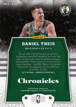 2017-18 Panini Chronicles #291 Daniel Theis Back