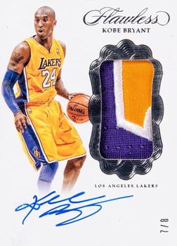 2016-17 Panini Flawless - Vertical Patch Autographs #V-KB Kobe Bryant Front