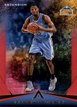 2017-18 Panini Ascension - Red #31 Kenneth Faried Front