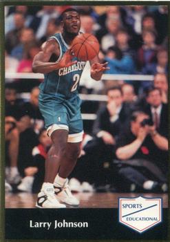 1991-92 Sports Educational #3 Larry Johnson Front