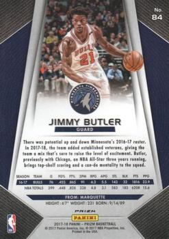 2017-18 Panini Prizm - Prizms Red White and Blue #84 Jimmy Butler Back