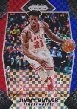 2017-18 Panini Prizm - Prizms Red White and Blue #84 Jimmy Butler Front