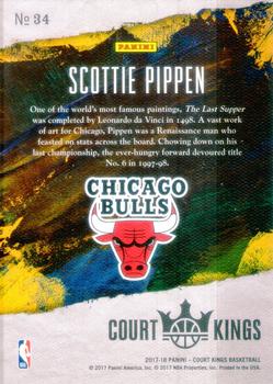 2017-18 Panini Court Kings - Renaissance Men #34 Scottie Pippen Back