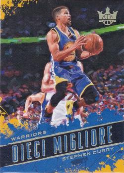 2017-18 Panini Court Kings - Dieci Migliore #9 Stephen Curry Front
