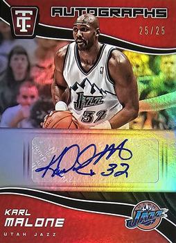 2017-18 Panini Totally Certified - Autographs #TCA-KM Karl Malone Front