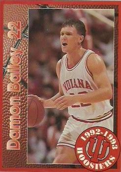 1992-93 Indiana Hoosiers #NNO Damon Bailey Front