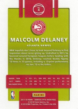 2017-18 Donruss Optic #4 Malcolm Delaney Back