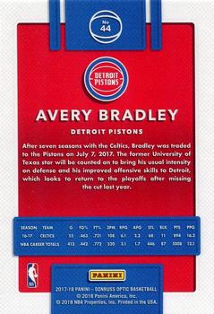 2017-18 Donruss Optic #44 Avery Bradley Back