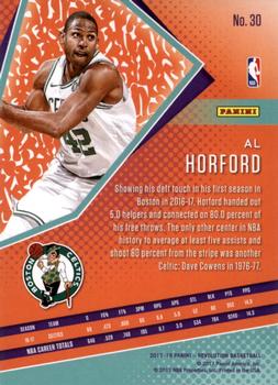 2017-18 Panini Revolution - Chinese New Year #30 Al Horford Back