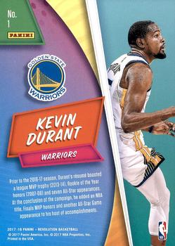 2017-18 Panini Revolution - Showstoppers #1 Kevin Durant Back