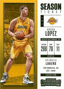 2017-18 Panini Contenders #80 Brook Lopez Front